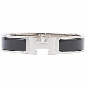 HERMES Black Charm Bracelet